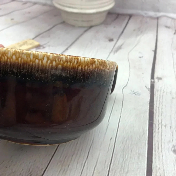 vintage brown drip pottery mug - Picture 8 of 8